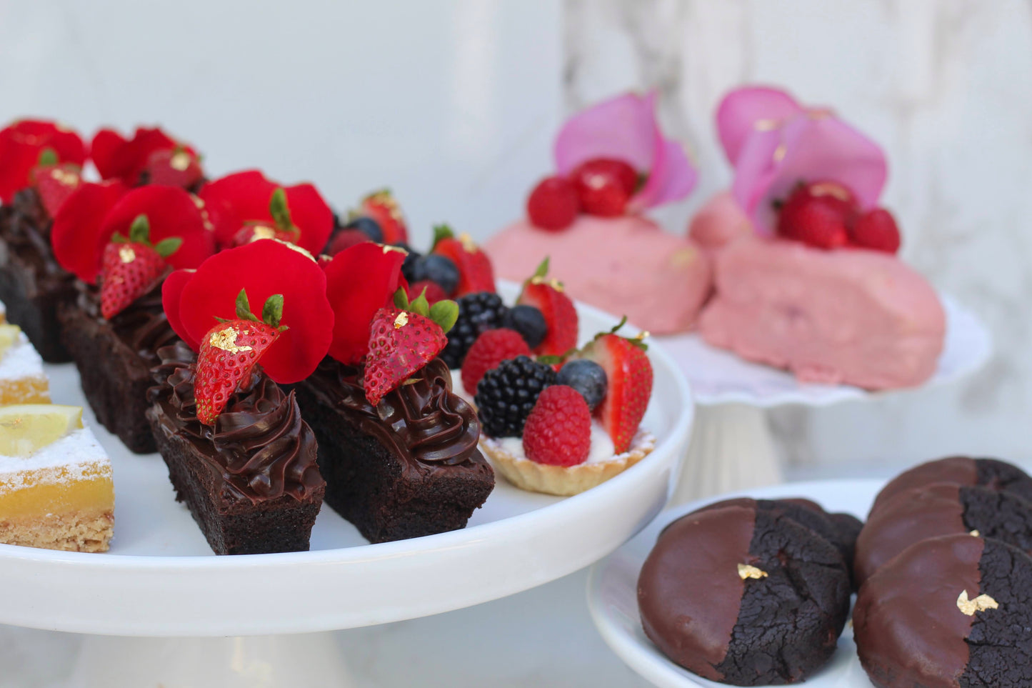 1 Dozen Petit Devonshire Berry Tarts (must be served same day as delivery)